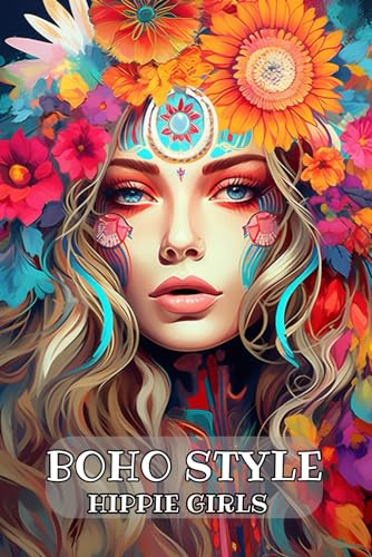 Boho Style Hippie Girls Fnnny: Beautiful Models Wearing Bohemian Chic Clothing & Flowers von Independently published
